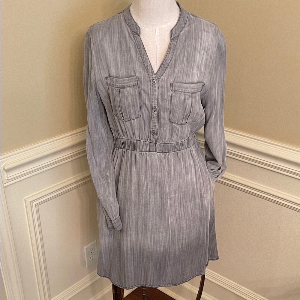 Velvet Heart Charcoal Long-Sleeve Dress